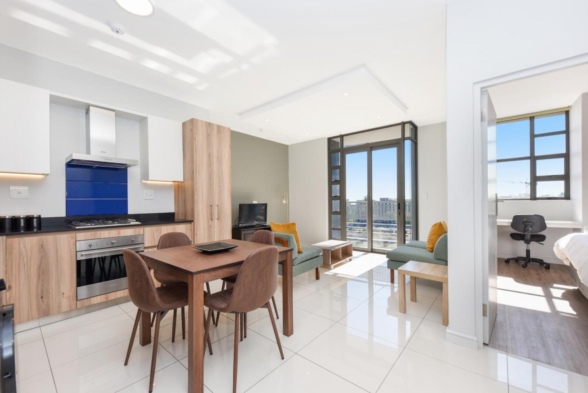 The Median Rosebank Luxury Apartment - Building With Generator Johannesburg Eksteriør bilde